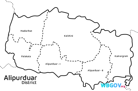 Alipurduar District Map - WBGOV.org