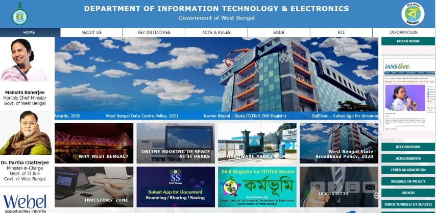Information Technology and Electronics Department of West Bengal