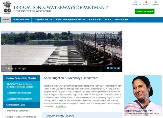 wbiwd.gov.in Irrigation and Waterways Department of West Bengal