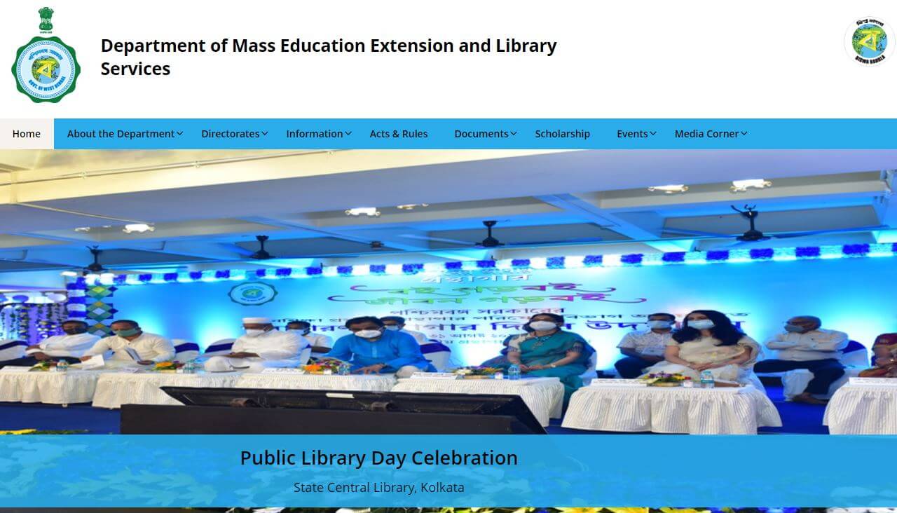 meels.wb.gov.in - Mass Education Extension and Library Services Department of West Bengal