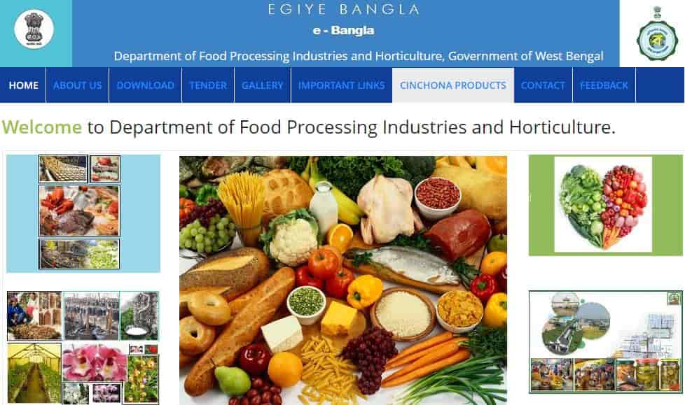 wbfpih.gov.in Food Processing Industries and Horticulture Department of West Bengal