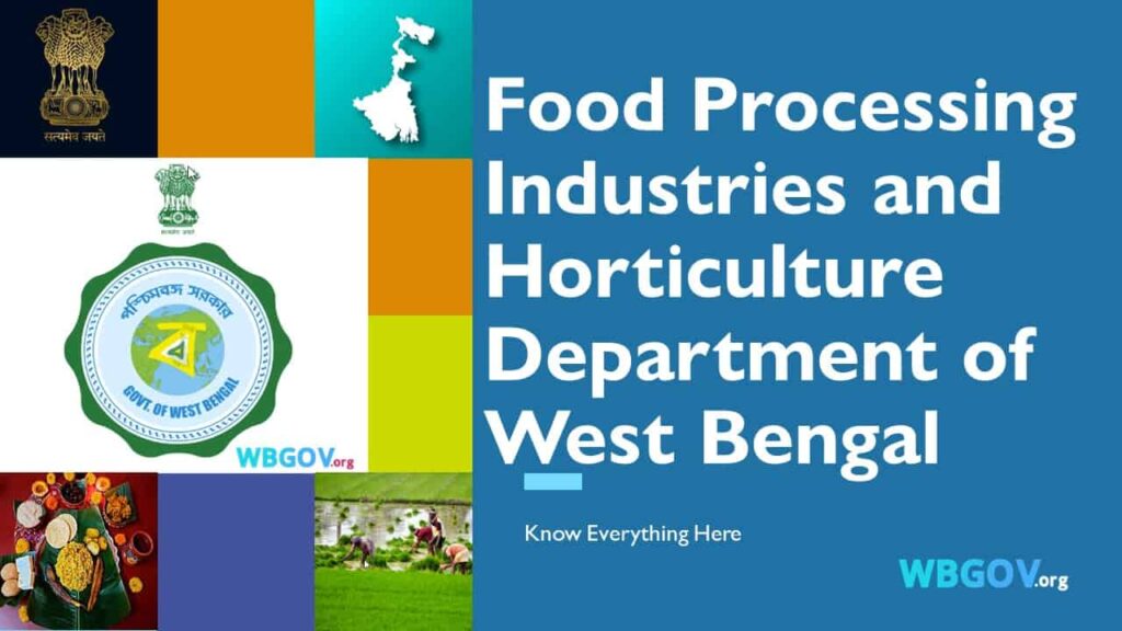 wbfpih.gov.in Food Processing Industries and Horticulture Department of West Bengal