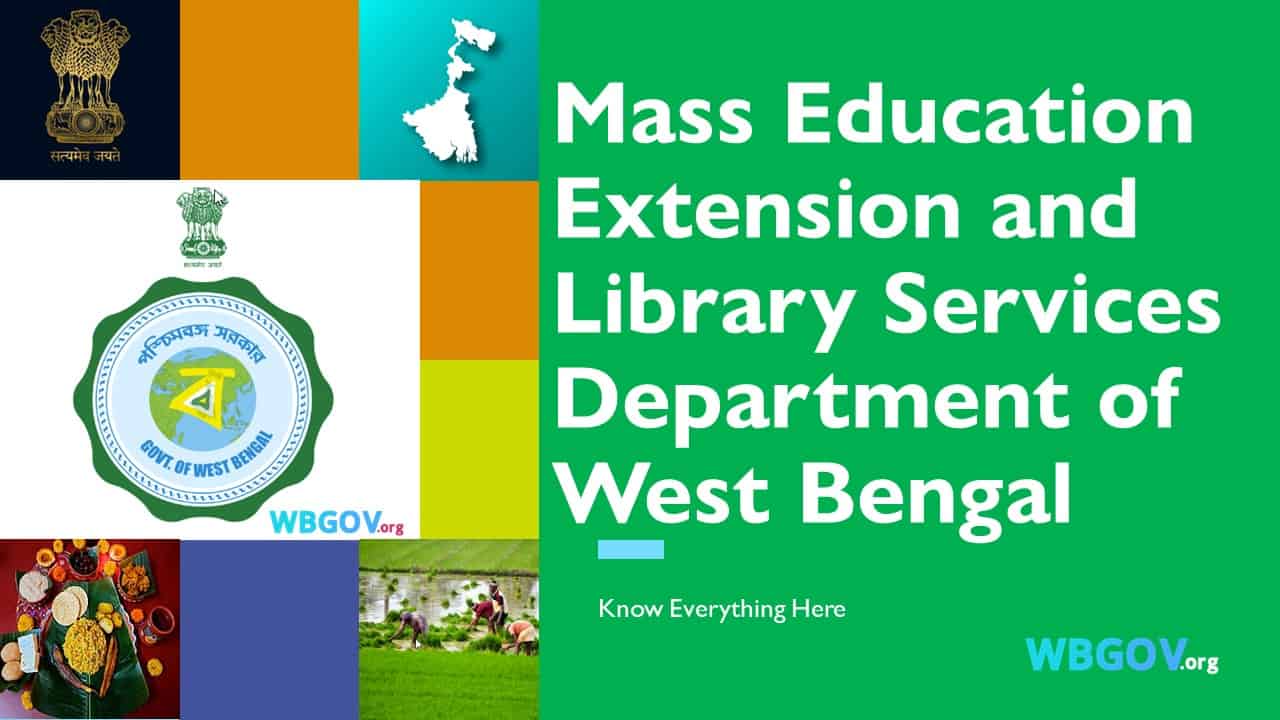 meels.wb.gov.in Mass Education Extension and Library Services Department of West Bengal