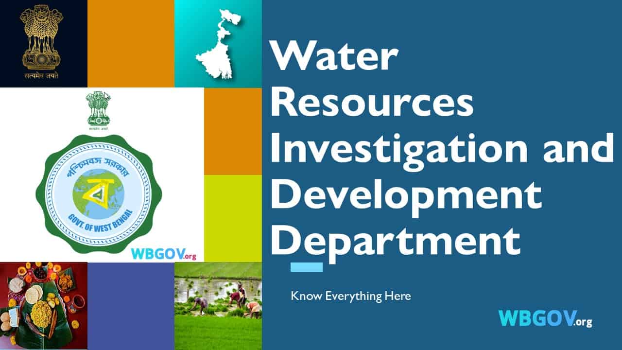 wbwridd.gov.in Water Resources Investigation and Development Department