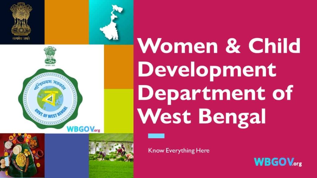 wbcdwdsw.gov.in Women and Child Development Department of West Bengal