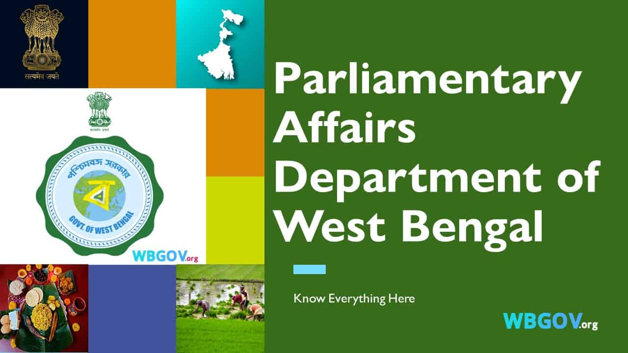 wbpad.gov.in Parliamentary Affairs Department of West Bengal
