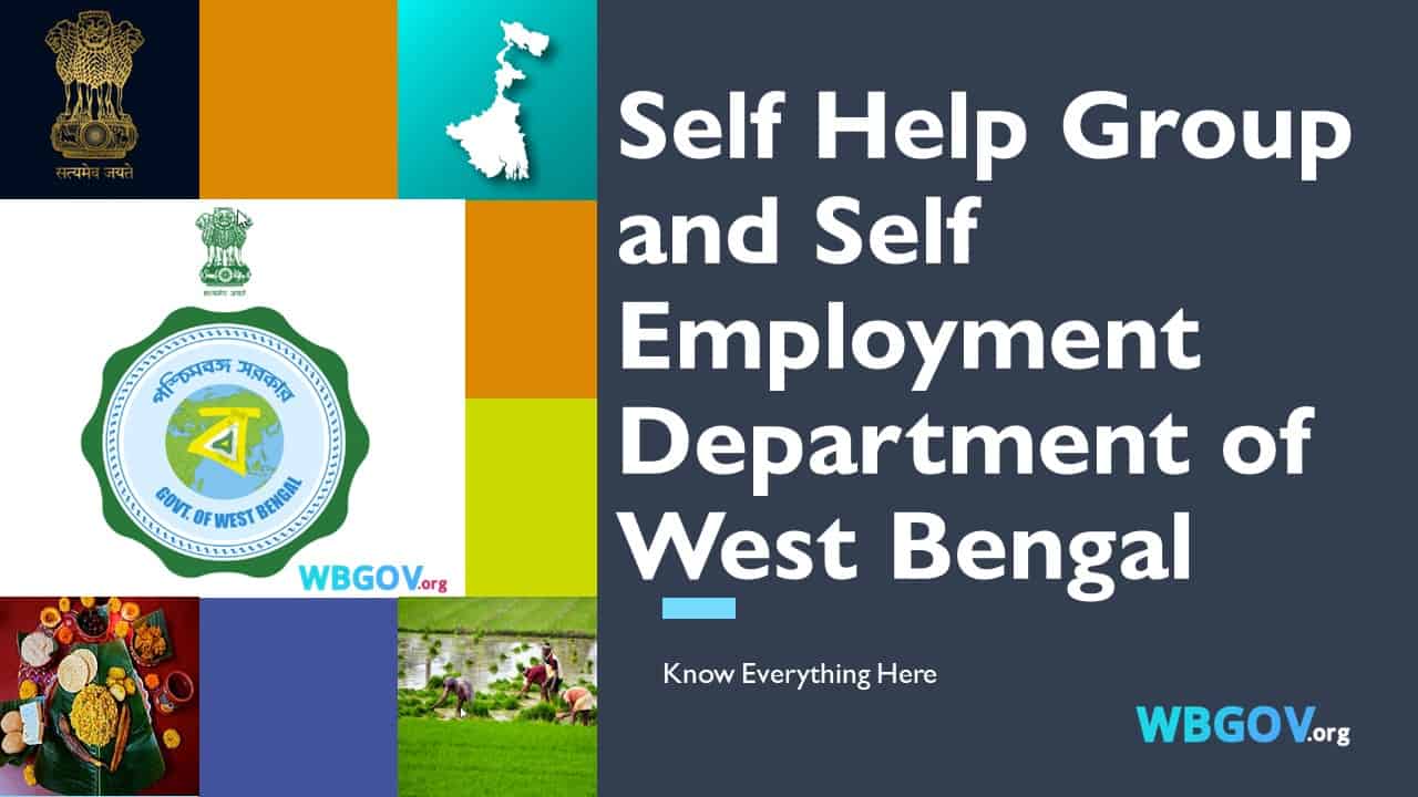 shgsewb.gov.in Self Help Group and Self Employment Department of West Bengal