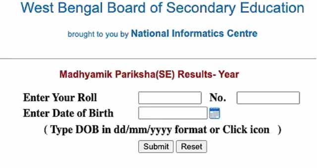 West Bengal Madhyamik Result 2022 10th Result download Online