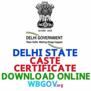 Delhi SC/ST/OBC Certificate Download at edistrict.delhigovt.nic.in