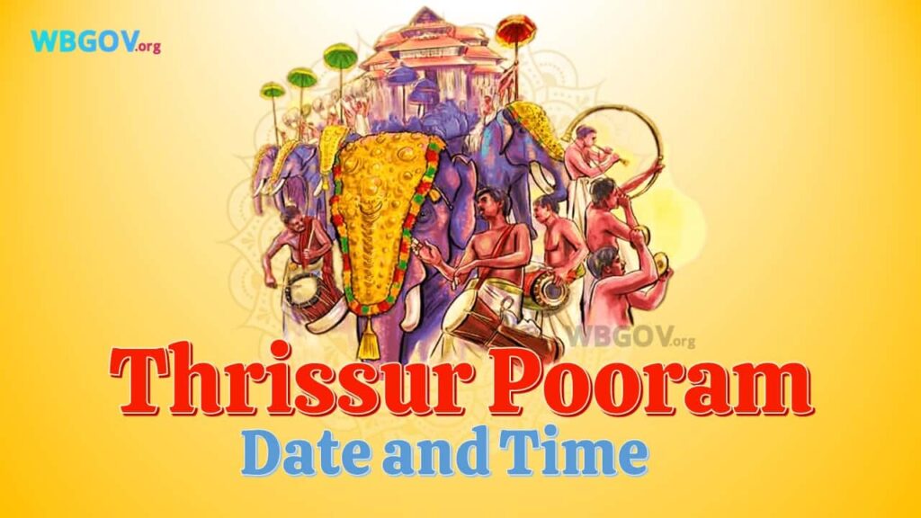 Thrissur Pooram Date and Time