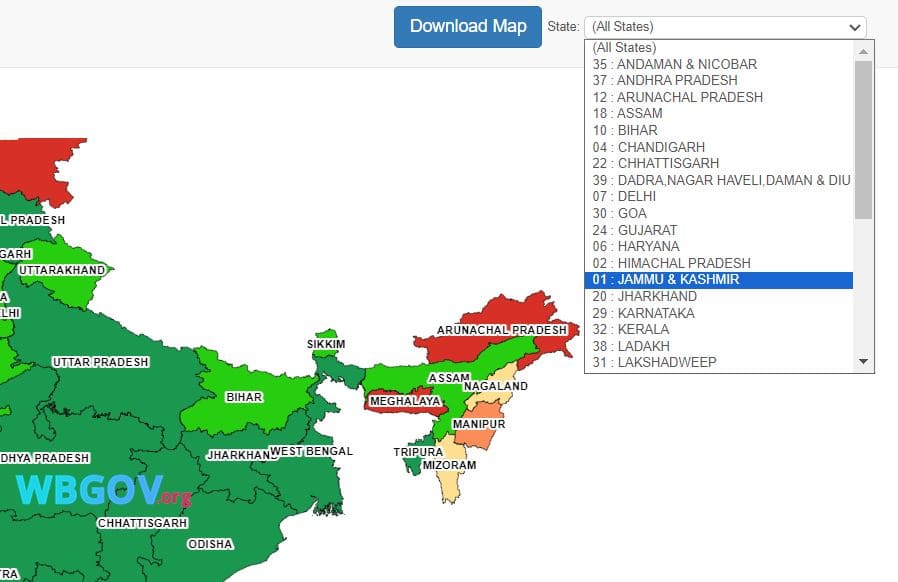 All India Land Map Download State Wise
