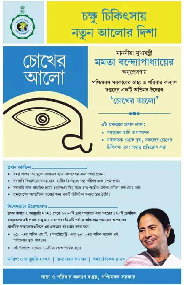 West Bengal Chokher Alo Scheme Application: Document & Eligibility {New}